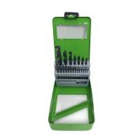 Assorted  Metal & Wood Black Oxide Professional Drill Bit (21 Pc Multipack) Recyclable Exchangeable